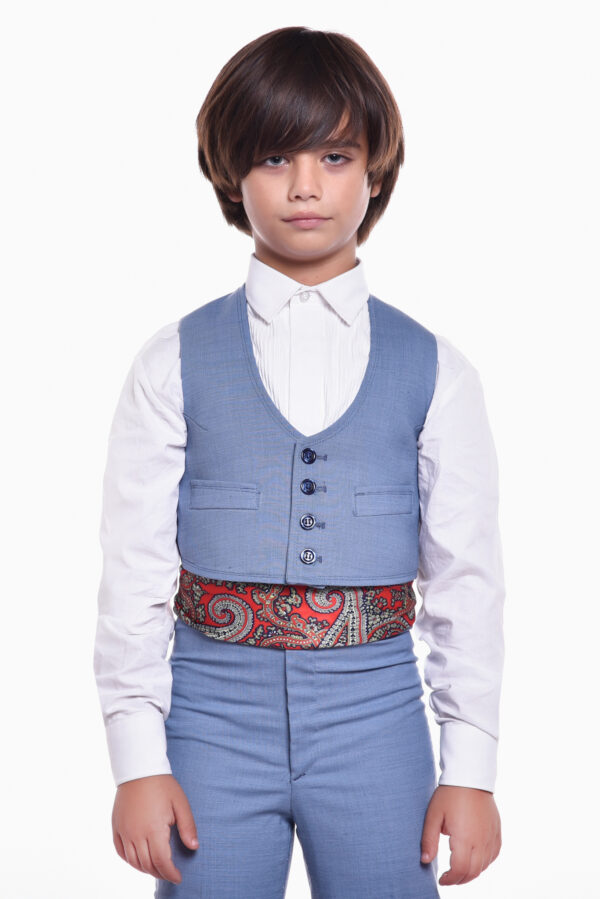 CHAQUETA+CHALECO CUADRITOS LYCRA