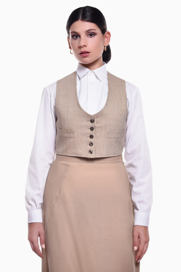 CHAQUETA+CHALECO SEÑORA RAYA ANCHA LYCRA