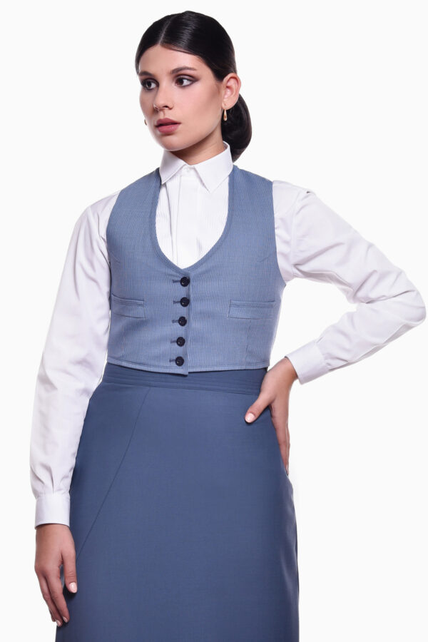 CHAQUETA+CHALECO SEÑORA RAYA MEDIANA LYCRA